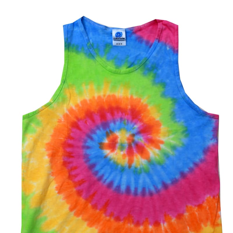 Tie-Dye Adult 5.4 Oz. 100% Cotton Tank Top 7