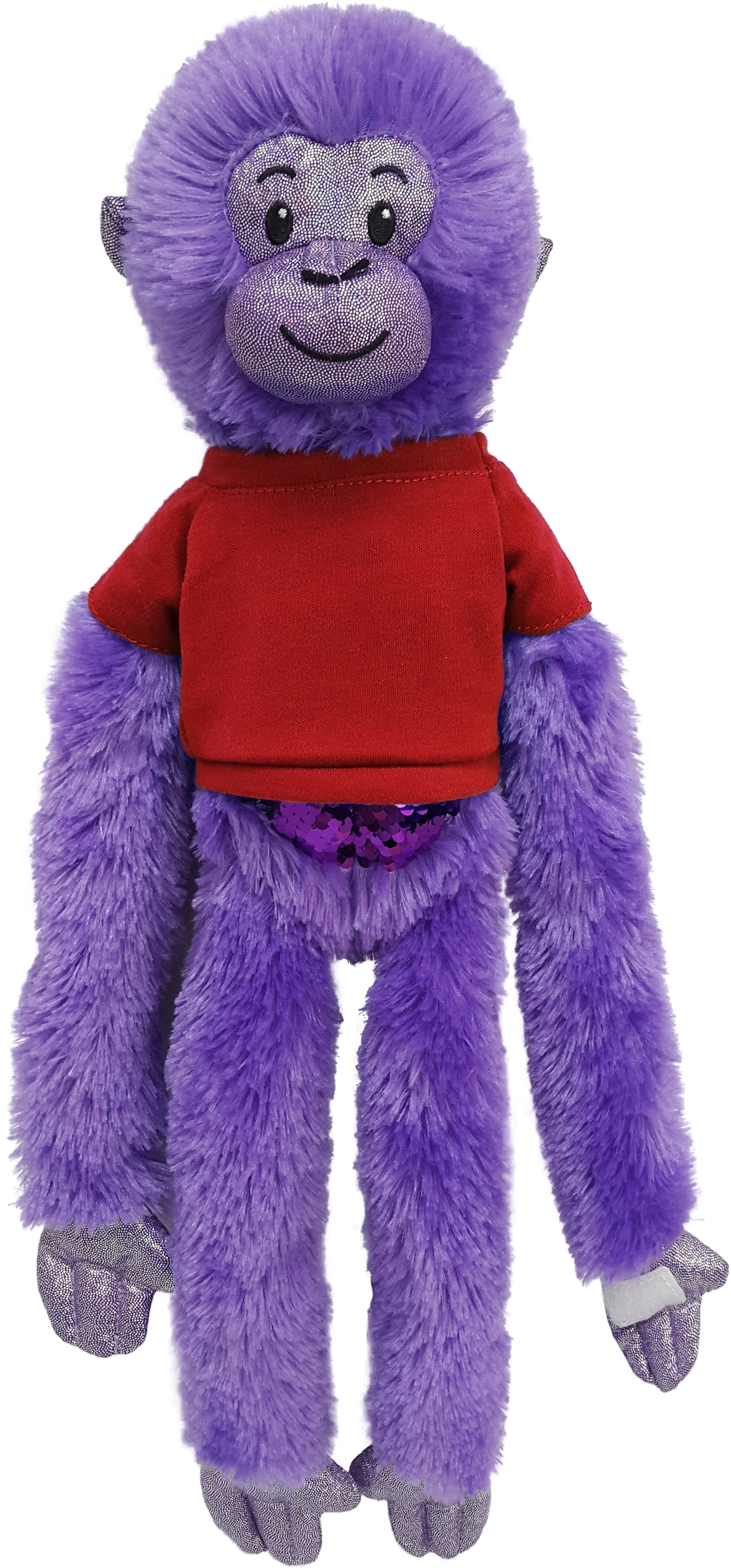 21" Purple Spider Monkey with Sequins 15