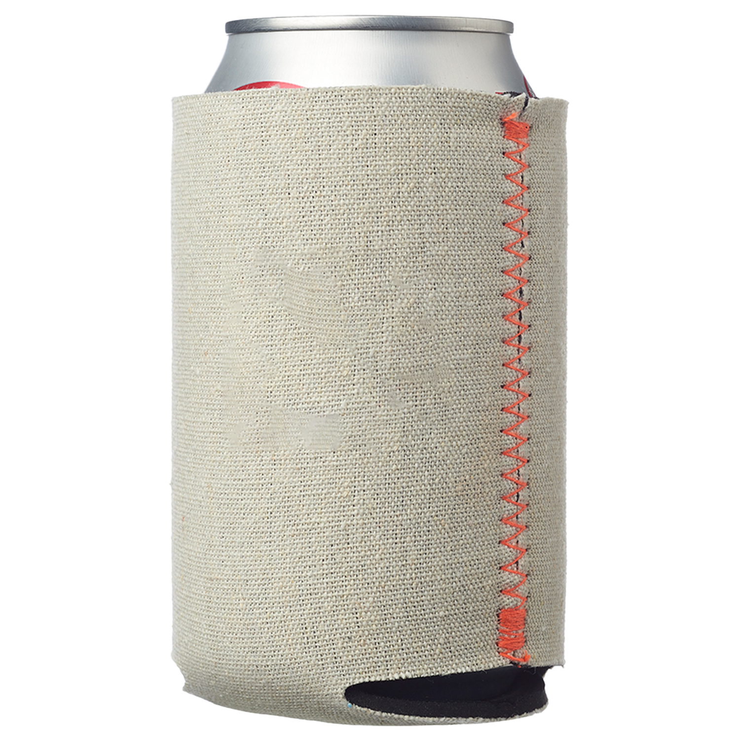 Canvas Collapsible Foam Can Cooler, 16 oz., custom koozie with logo imprint 6