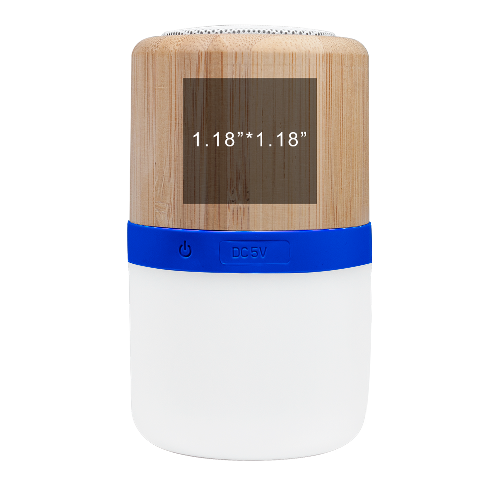 Bensley Bamboo Color Ambiance Nightlight Bluetooth Speaker