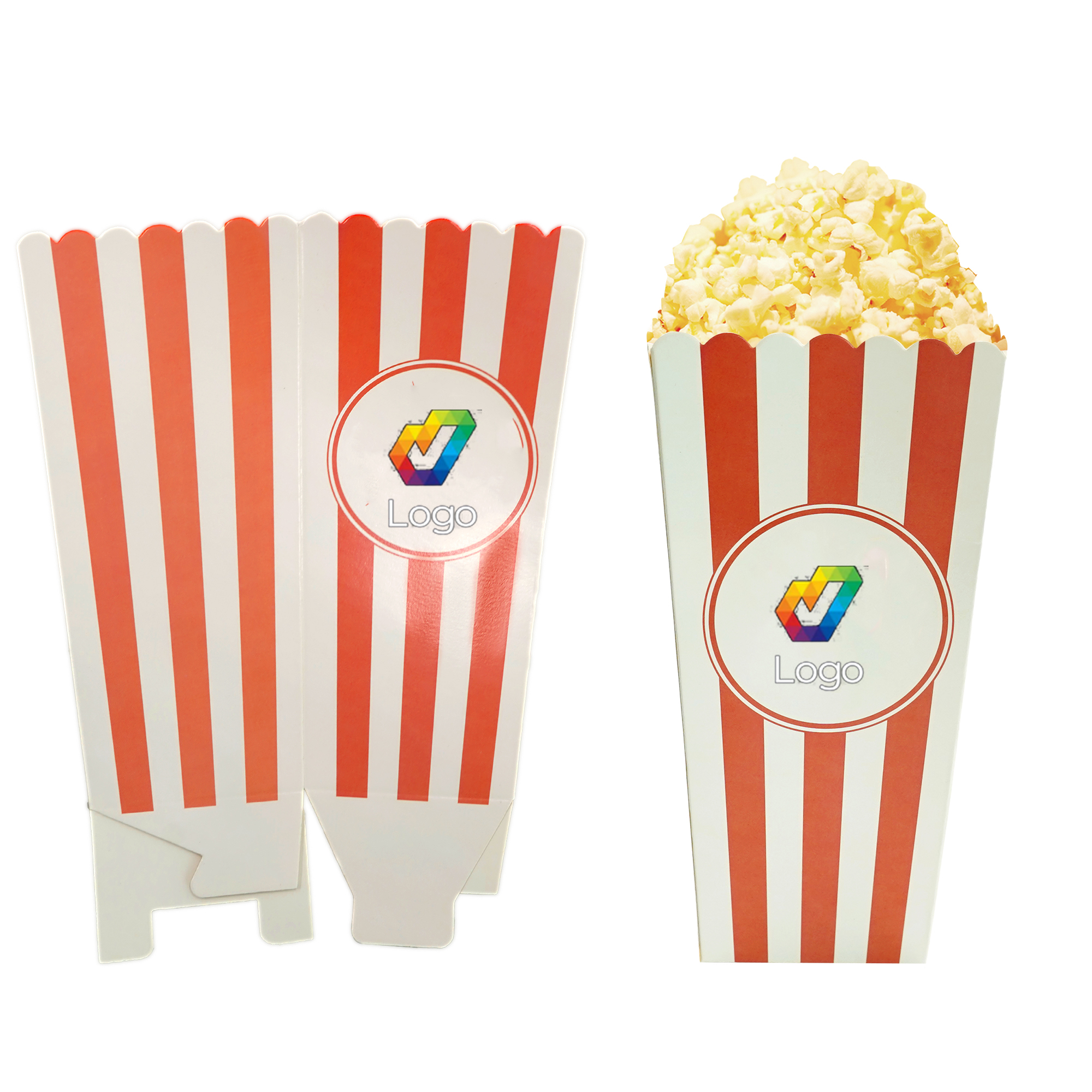 Paper Popcorn Container ?C Party, Movie, and Snack Box 2