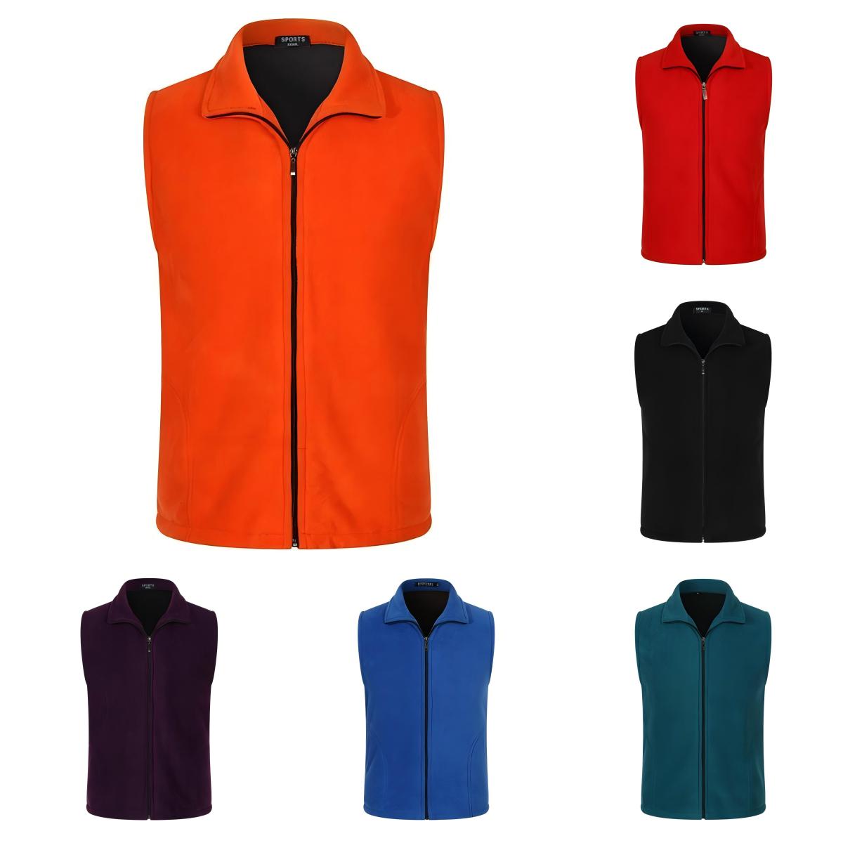 Outdoor Slim Full ZipPolar Fleece Vests 2