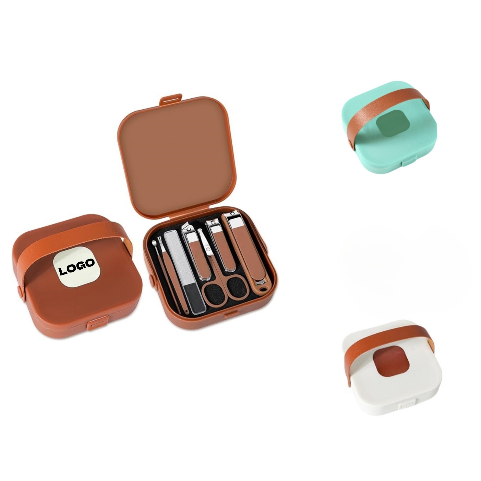 Portable Travel Mate Steel Nail Clippers Set 5