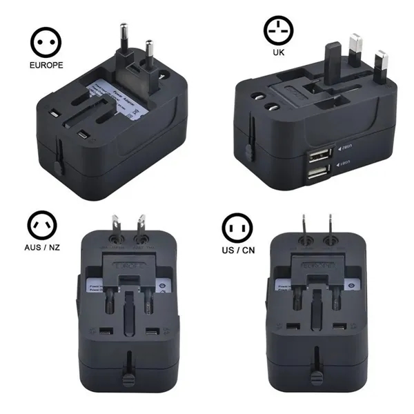 Travel Adapter with USB-C and USB-A Charging Ports 3