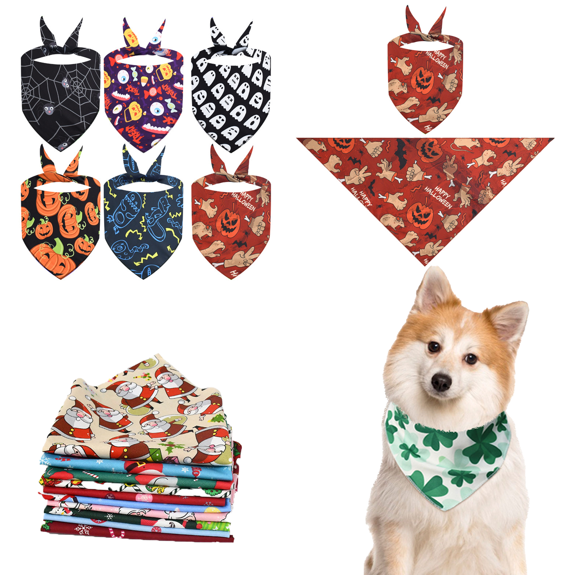 Full Color Sublimation Dog Bandana MOQ 50pcs 1