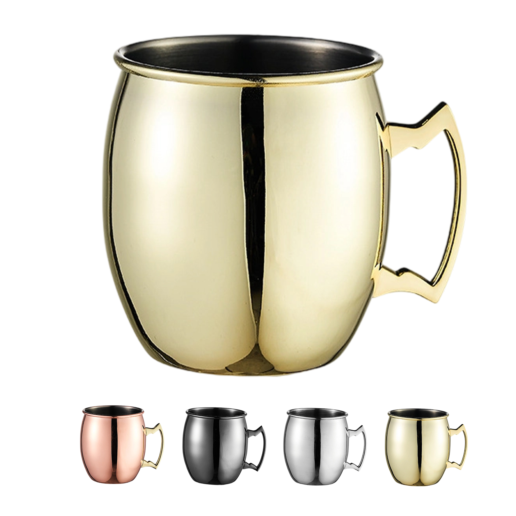 Stainless Steel Barrel Mug Mirror Finish With Handle 16 Ounce Capacity 8