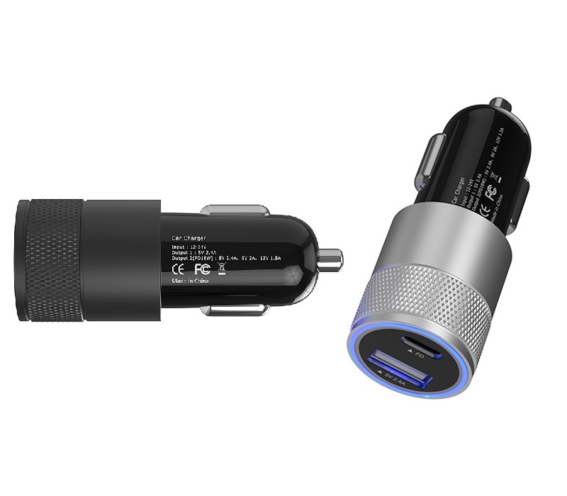 USB+PD LED Car Charger 7