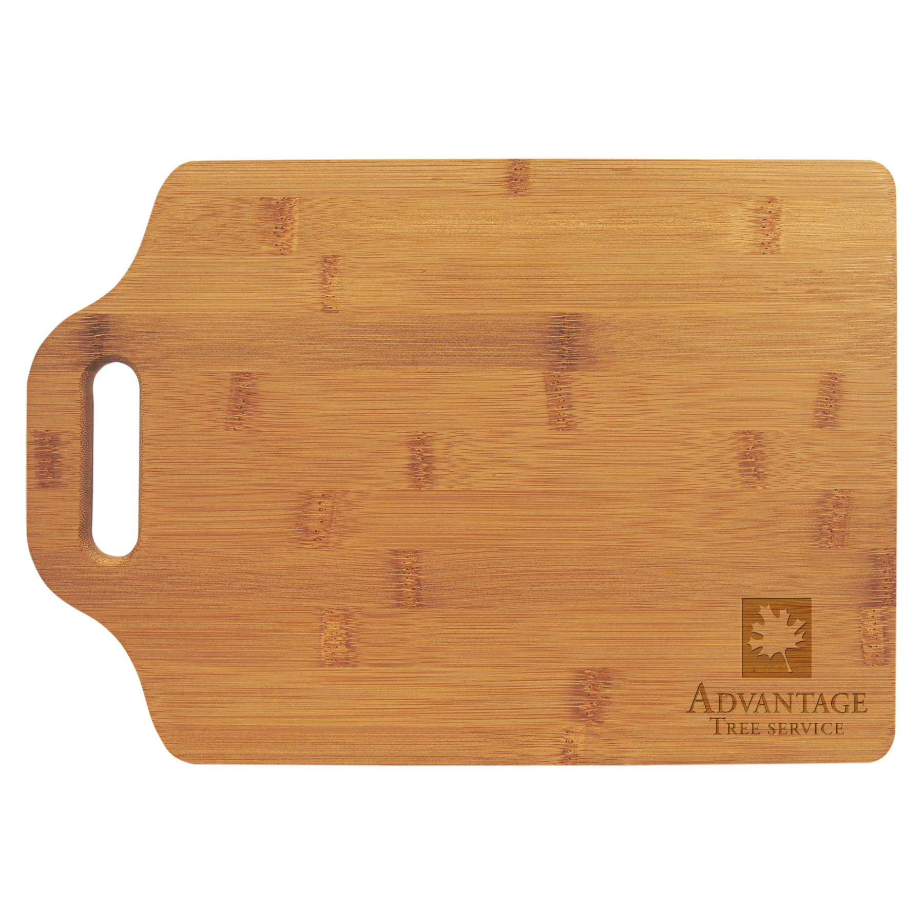 9" x 13" Bamboo Cutting Board w/ Handle