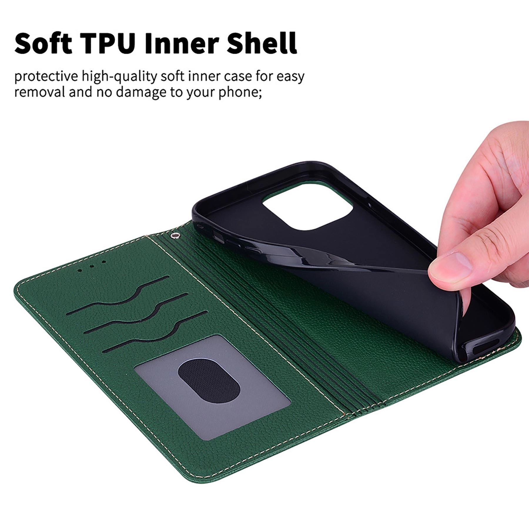 Pu Leather Wallet Phone Case 5