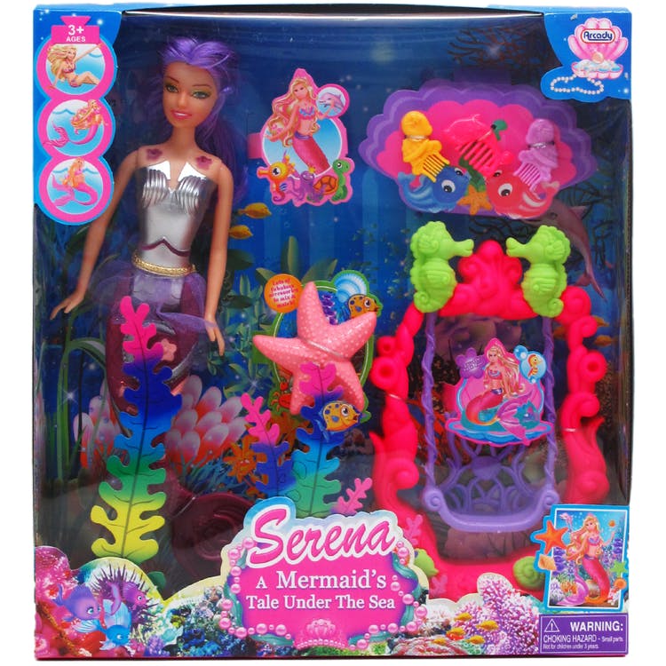 Mermaid Doll Play Set 11.5"