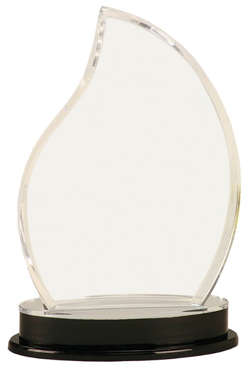 8.25" Silver Flame Impress Acrylic Award