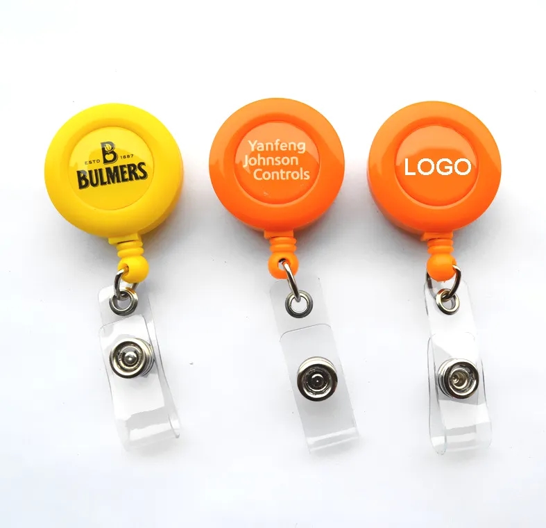 Round Retractable Badge Holders 9
