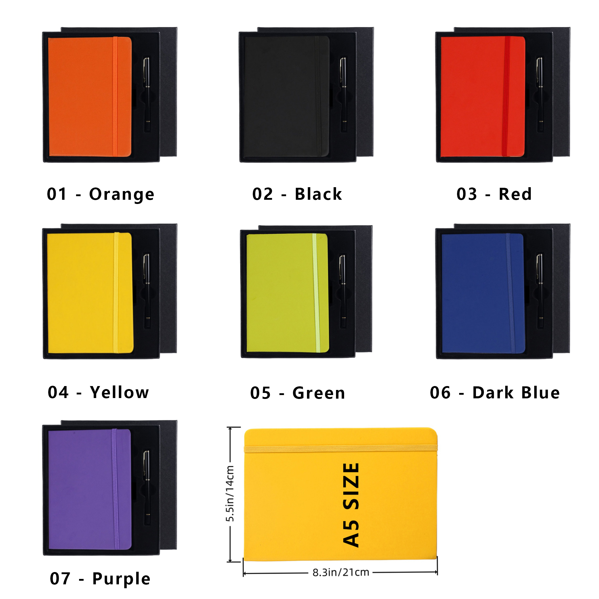 A5/A6 Softcover Elastic Band Notebook 1