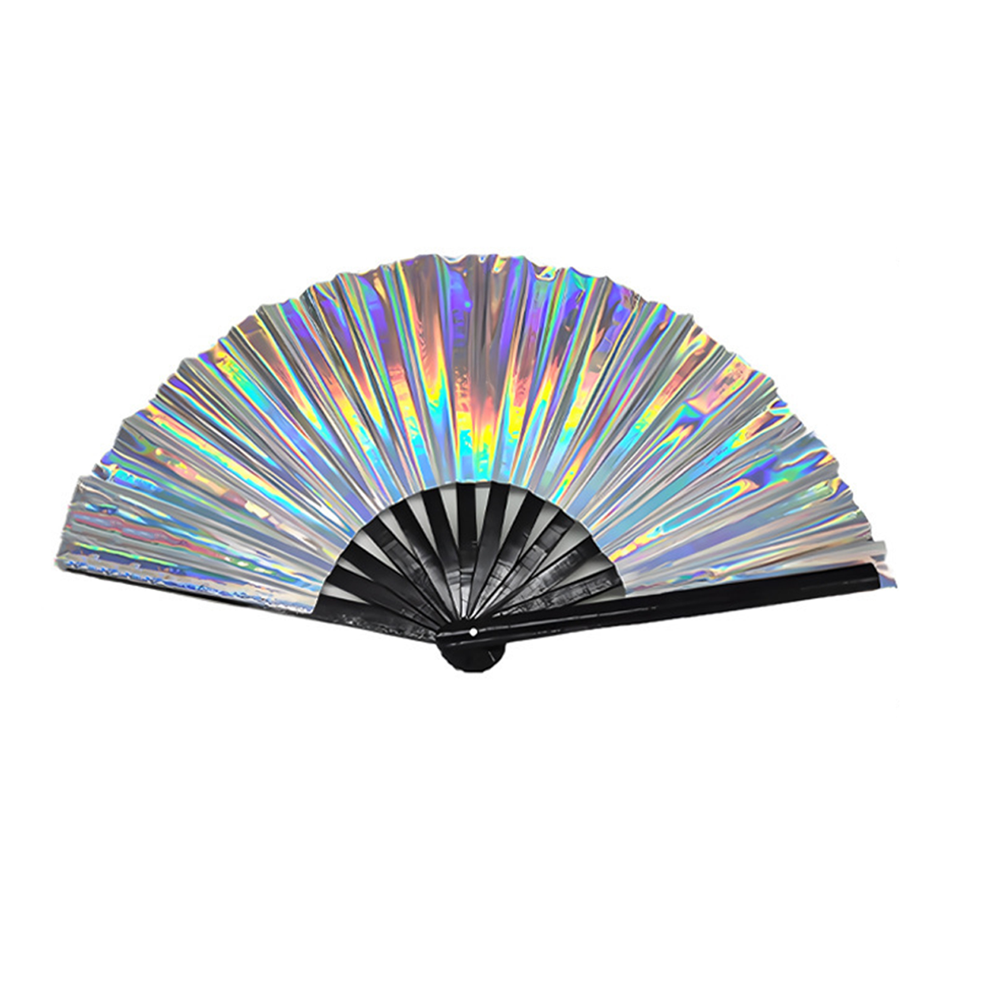 PVC Folding Performance Hand Fan 13" Length 28
