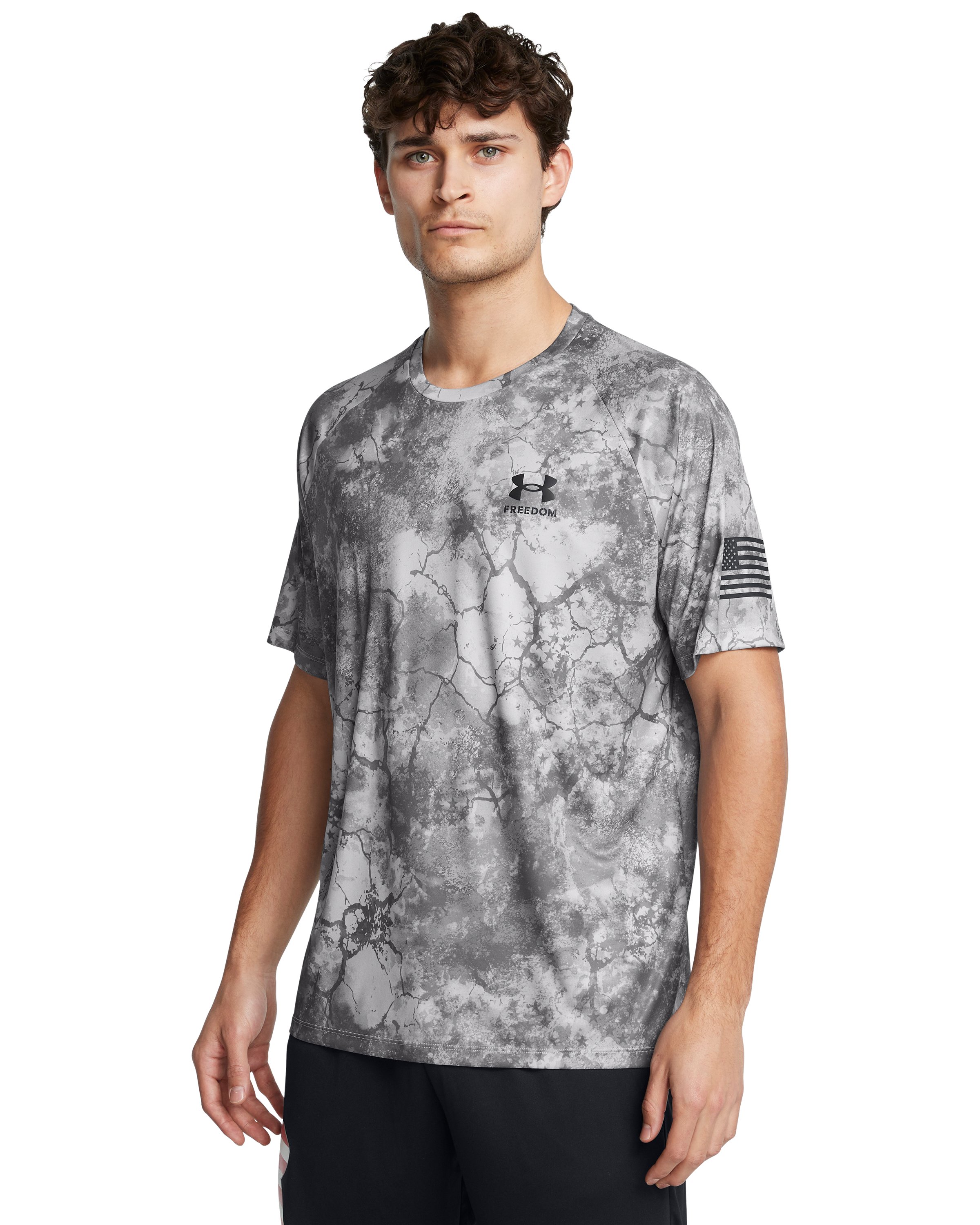 UA Tech Freedom Camo Men's Short Sleeve 2