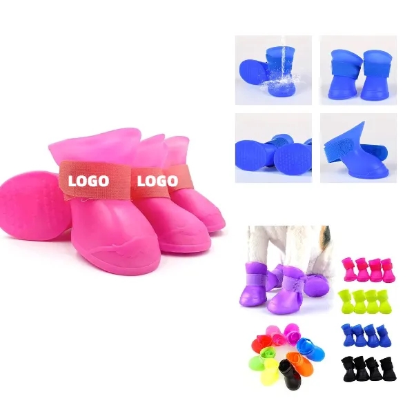 Silicone Anti-Slip Waterproof Pet Shoes 5