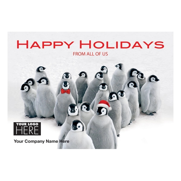 Penguin Parade Holiday Logo Cards 2