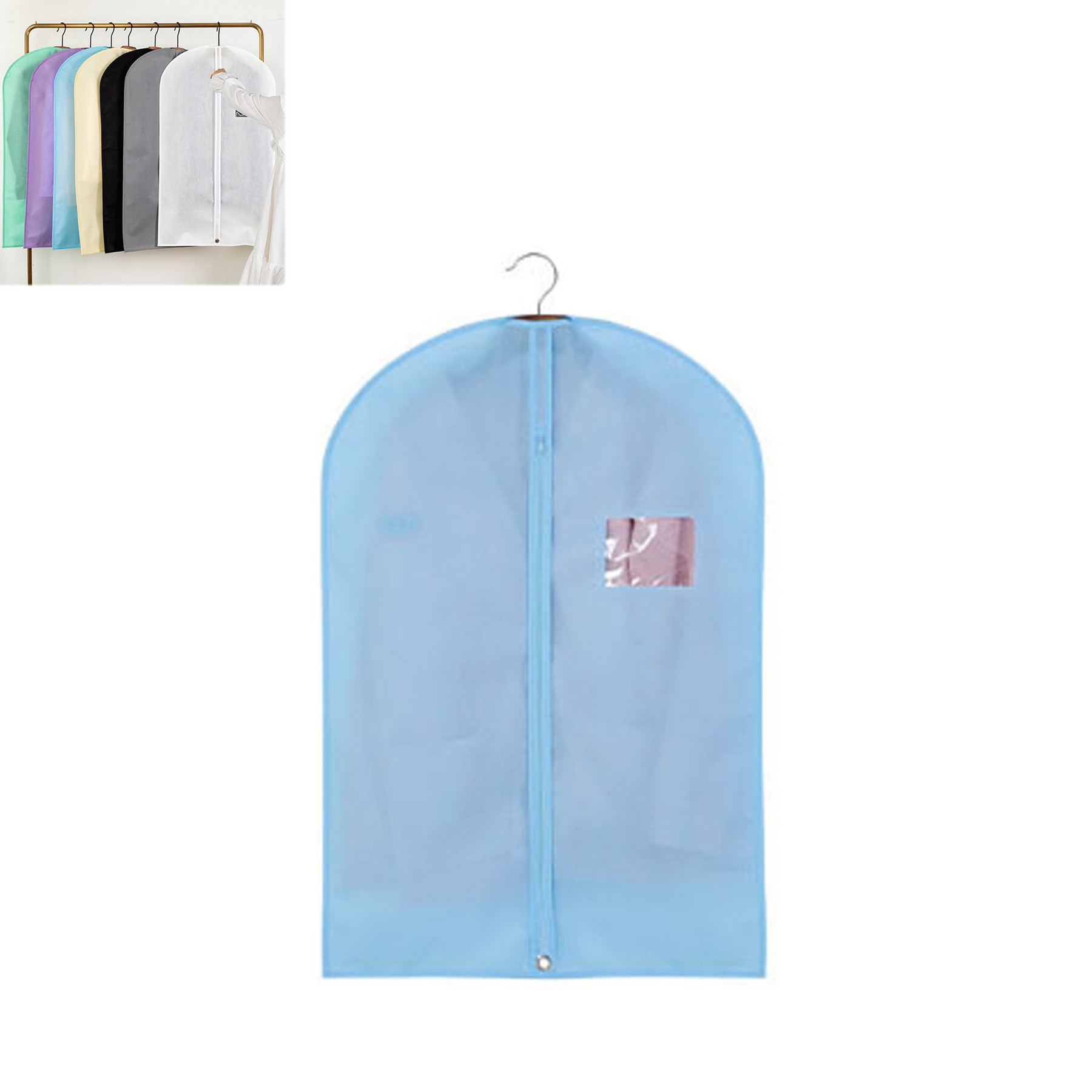 Garment Bags Breathable Full Zipper Dust Cover 2