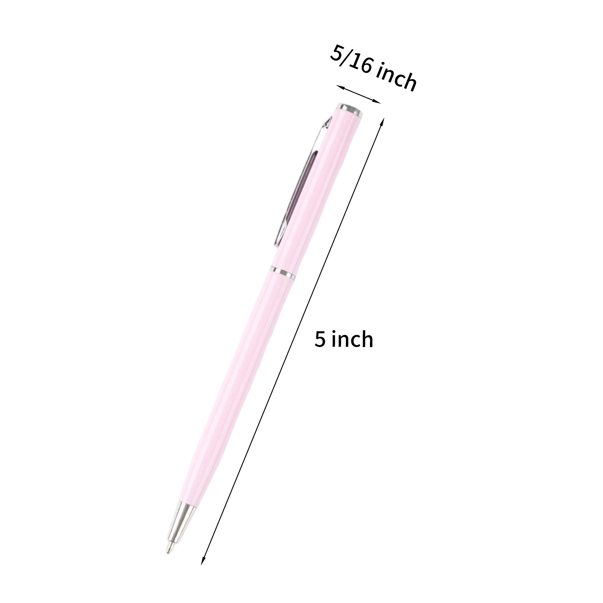 Slim Metal Ballpoint Pen with Twist Action 7