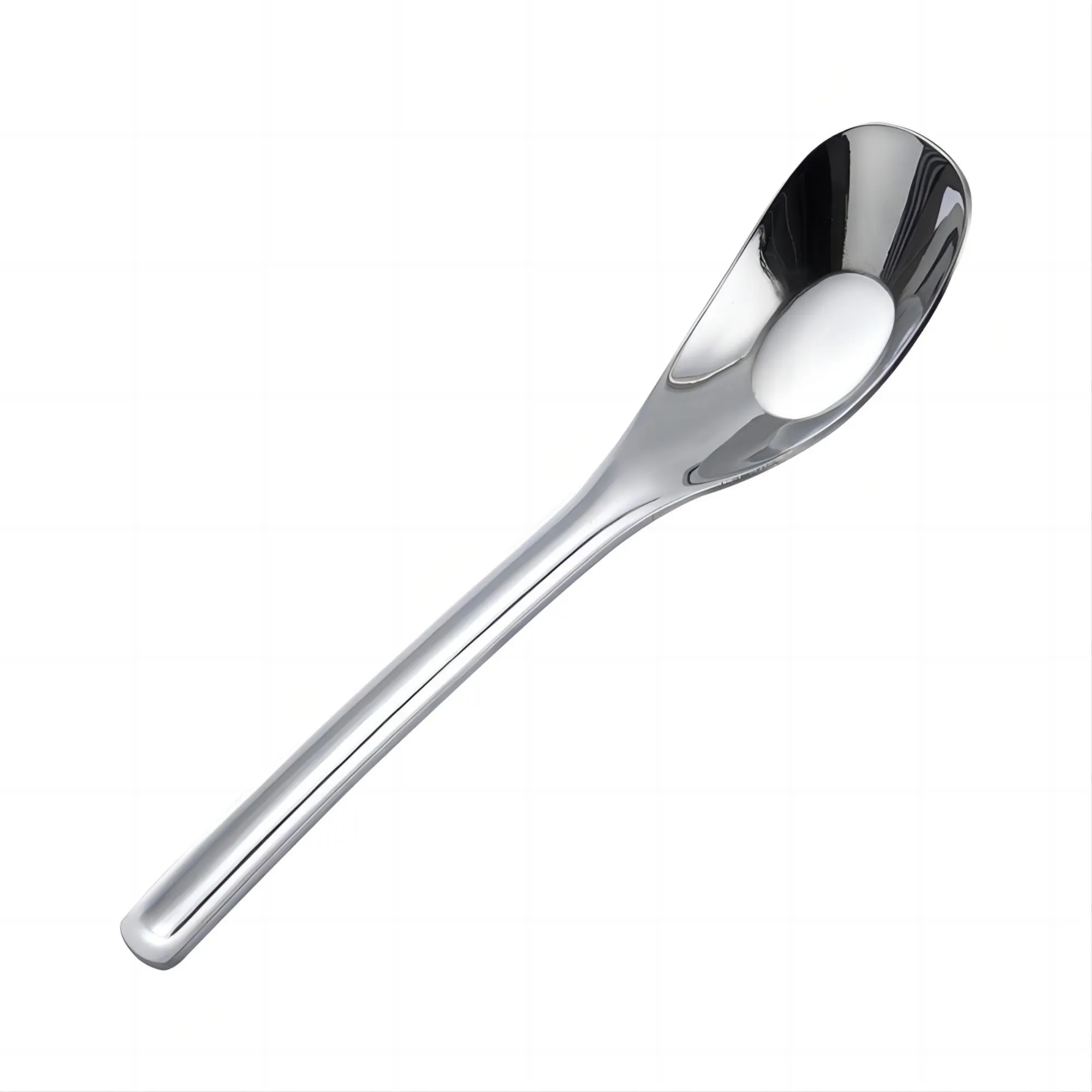 316 Stainless Steel Yuanbao Spoon 304 Flat Bottom 2