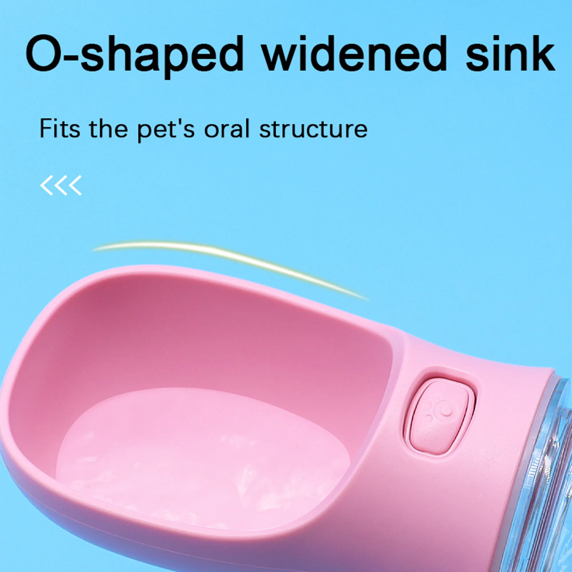 MOQ 50 18oz Portable Pet Travel Water Cup for Outdoor Use 5