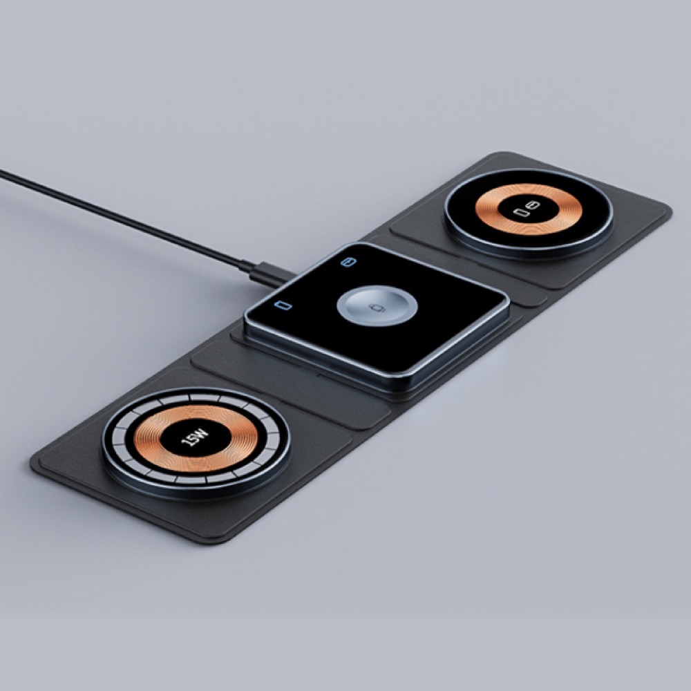 Clear Coil Foldable Wireless Magpad 2