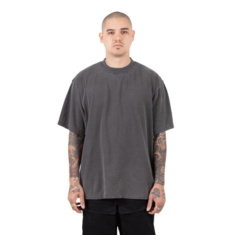 Shaka Wear Men's Garment Dyed Reverse T-Shirt 12