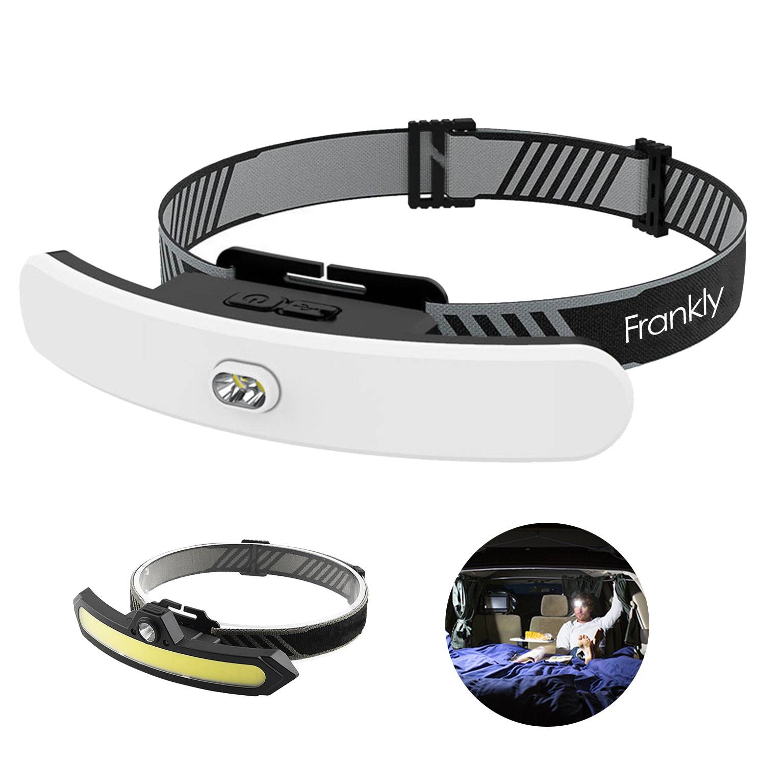 Rechargeable LED All Perspectives Induction Headlamp 7