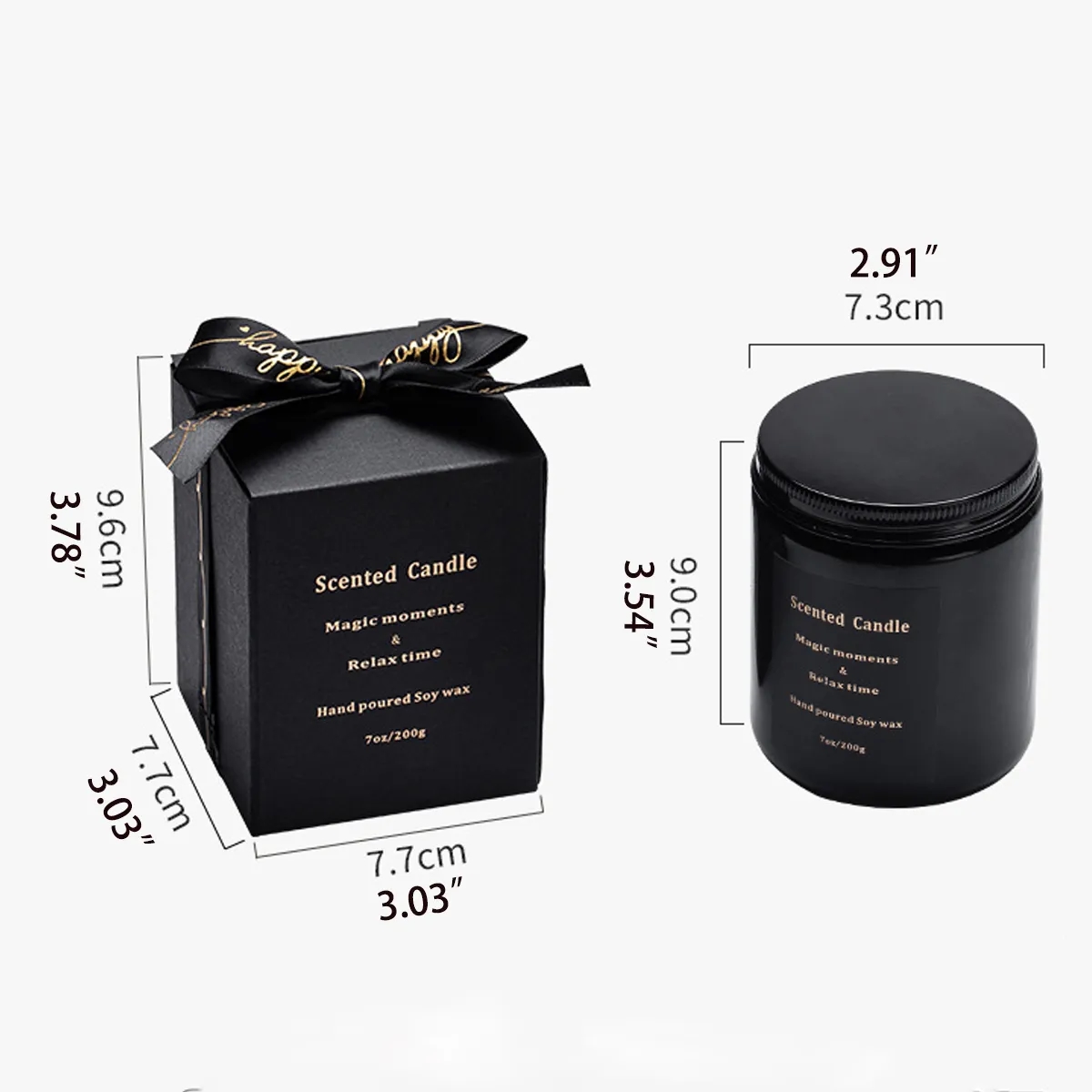 7oz Aromatherapy Candle 100% Natural Soy With Gift Box 4