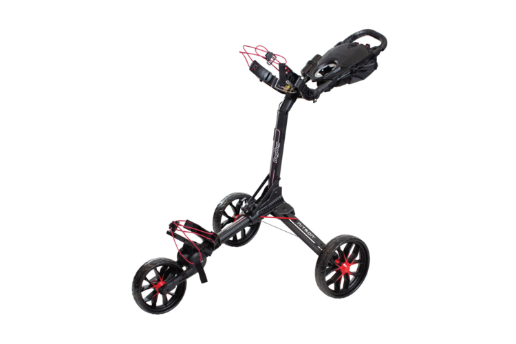 Bag Boy Nitron Auto-Open Push Cart - Black/Red 1