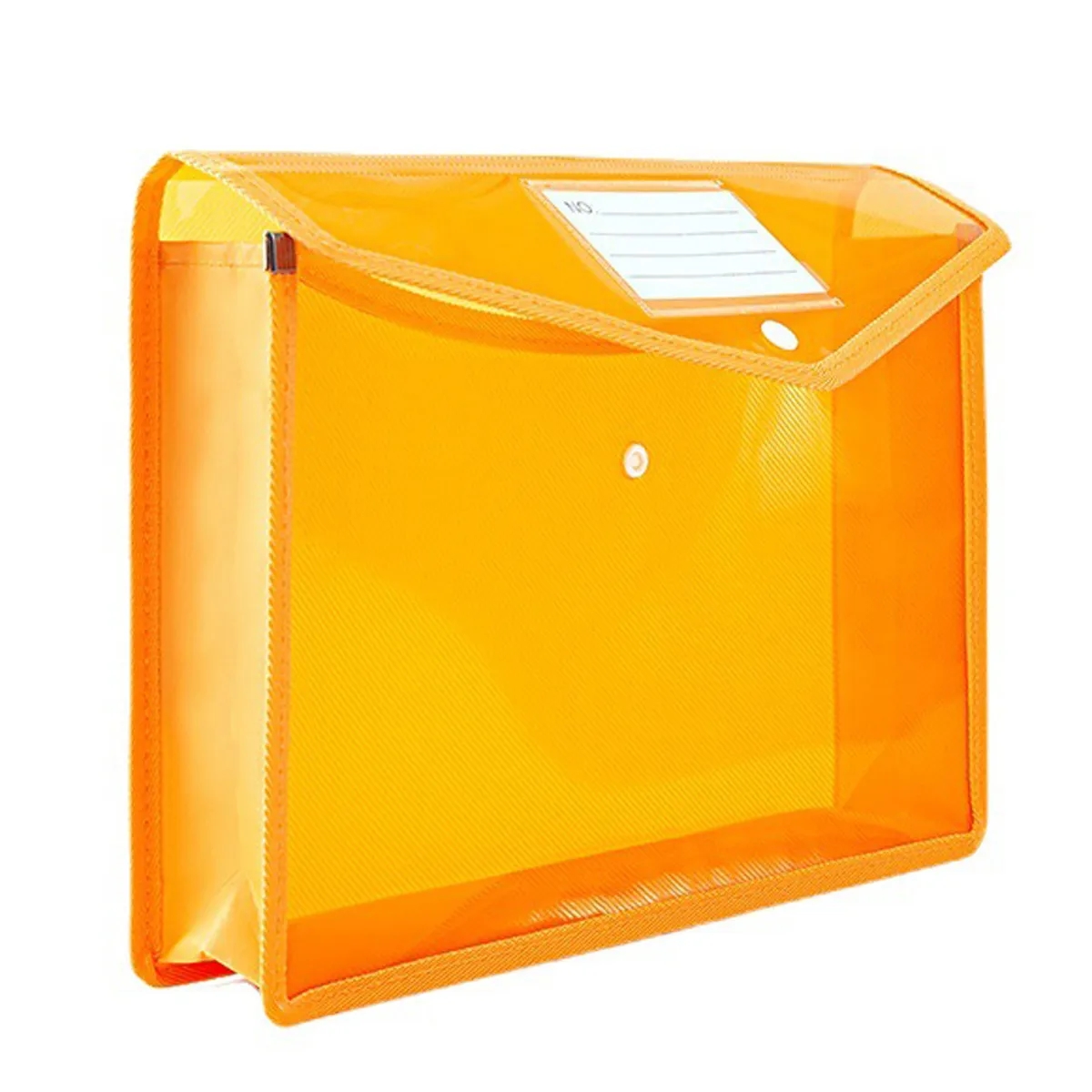 Waterproof Plastic A4 Size Document File Folder with Label 2