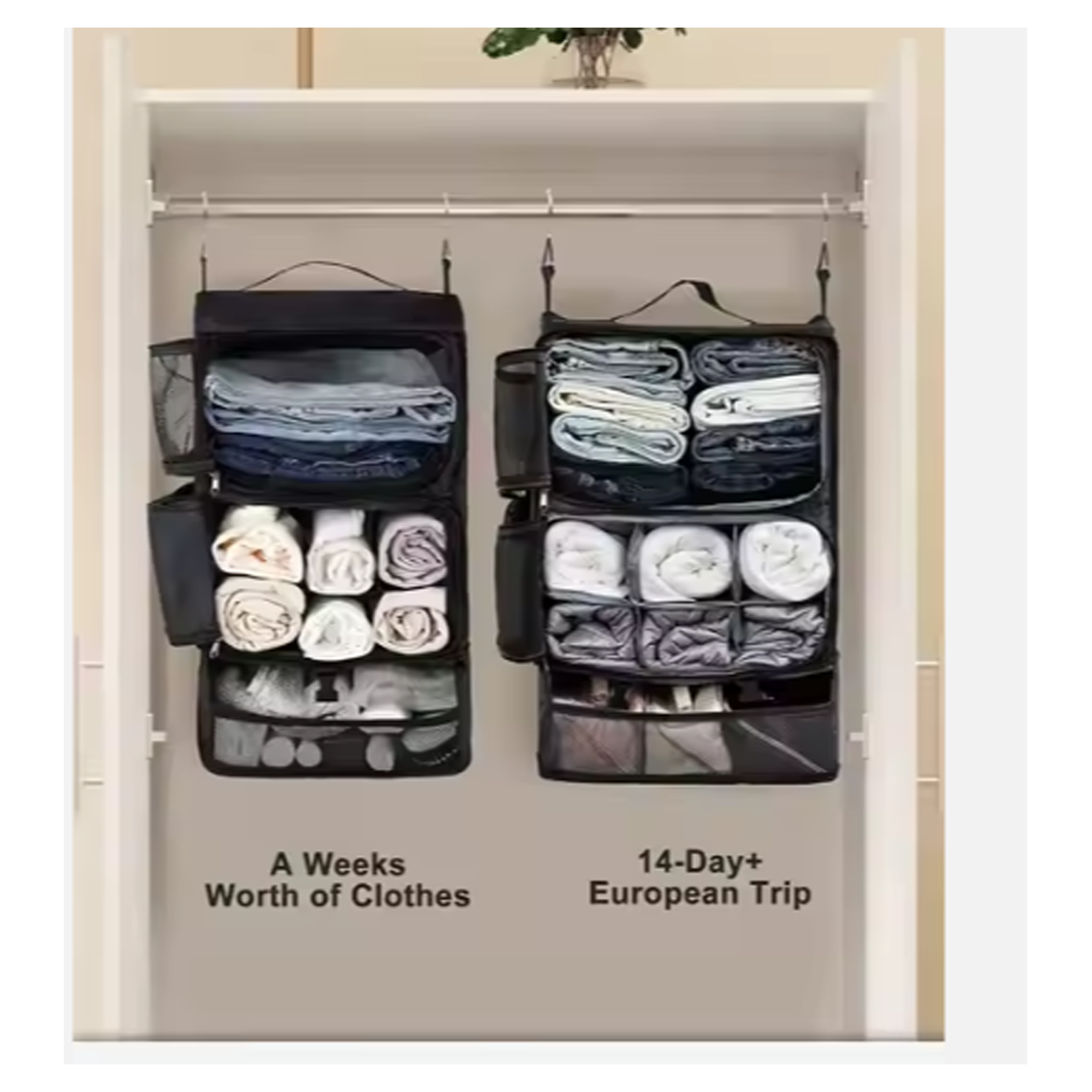 Foldable And Usful Travel Hanging Compressed Luggage Bag 5