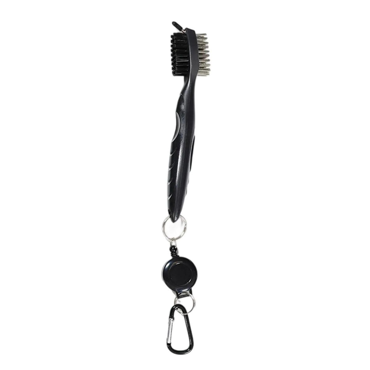 Plastic Golf Brush with Wire and Nylon Bristles 7