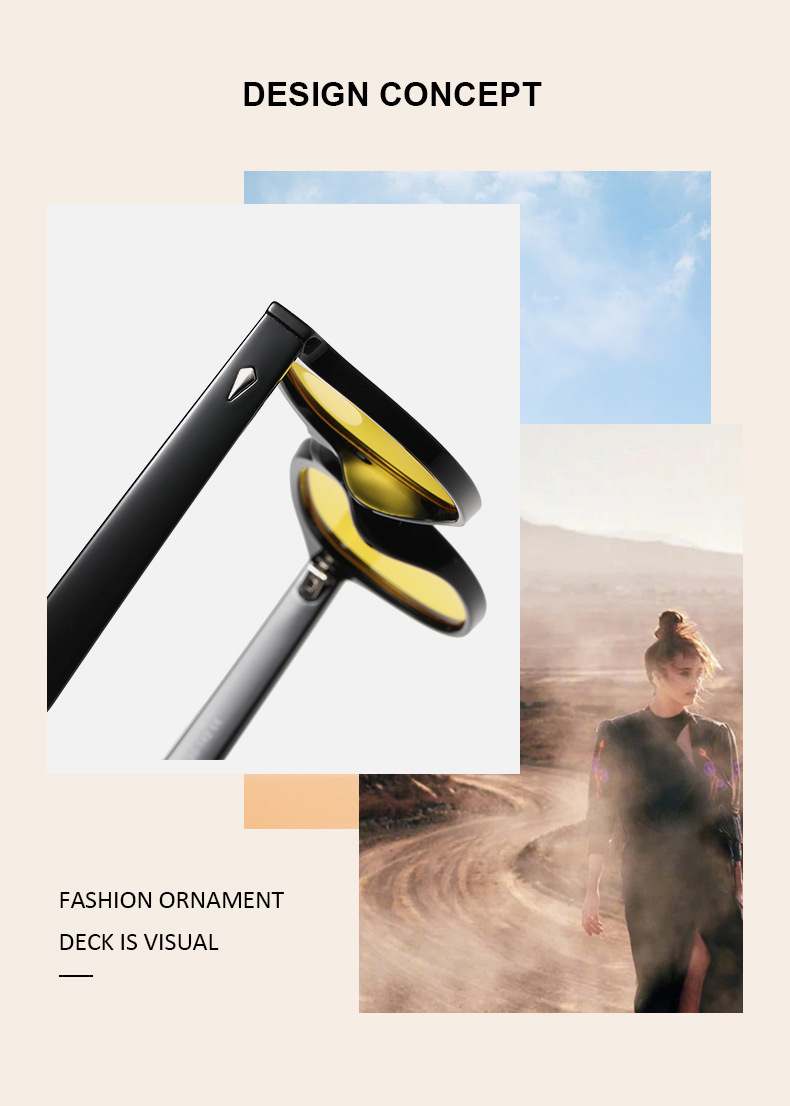 Beautiful round sunglasses 5