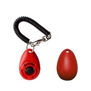 Durable Metal Pet Sound Clicker With Elastic Band 20