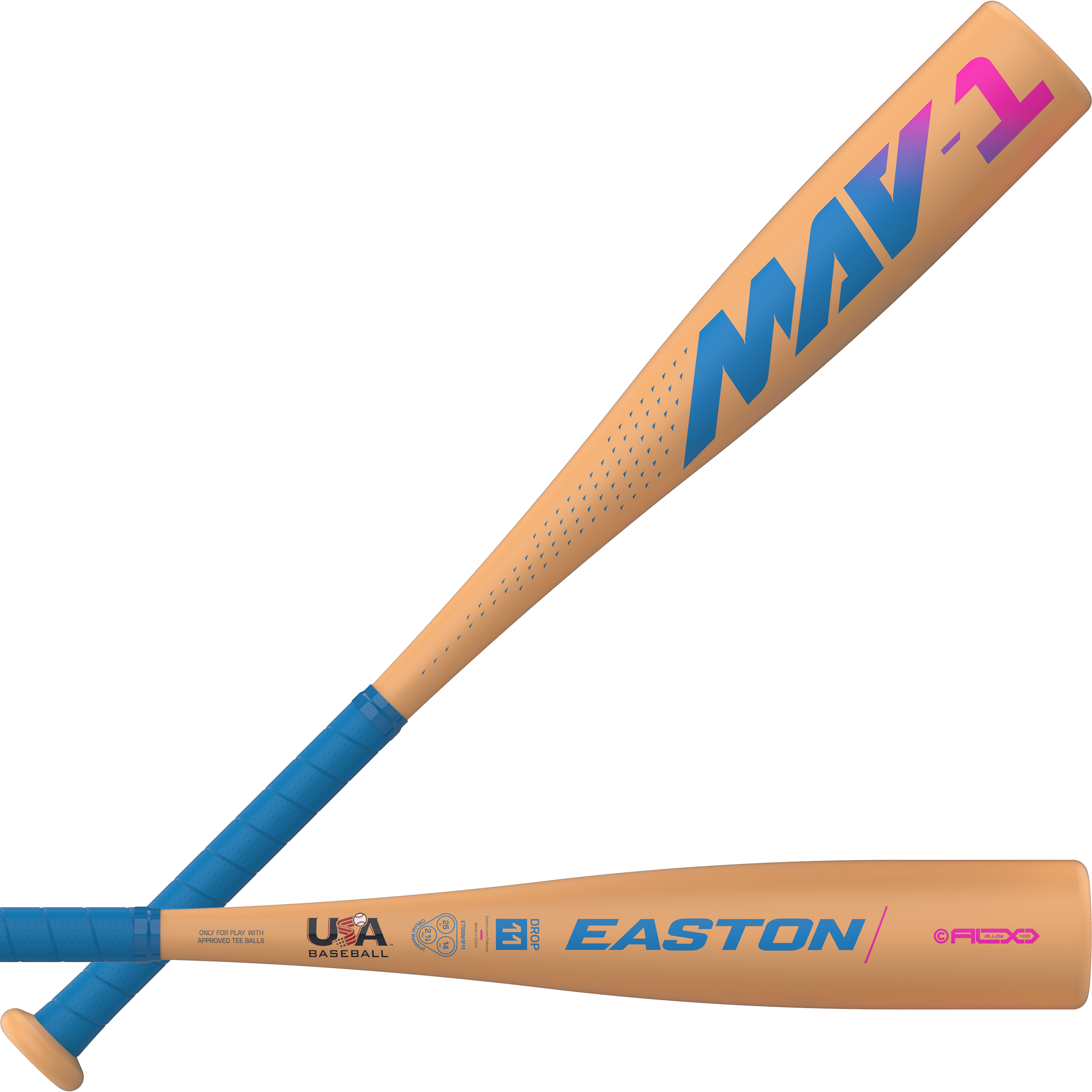 Easton MAV1 USA T-Ball Bat, -11 1