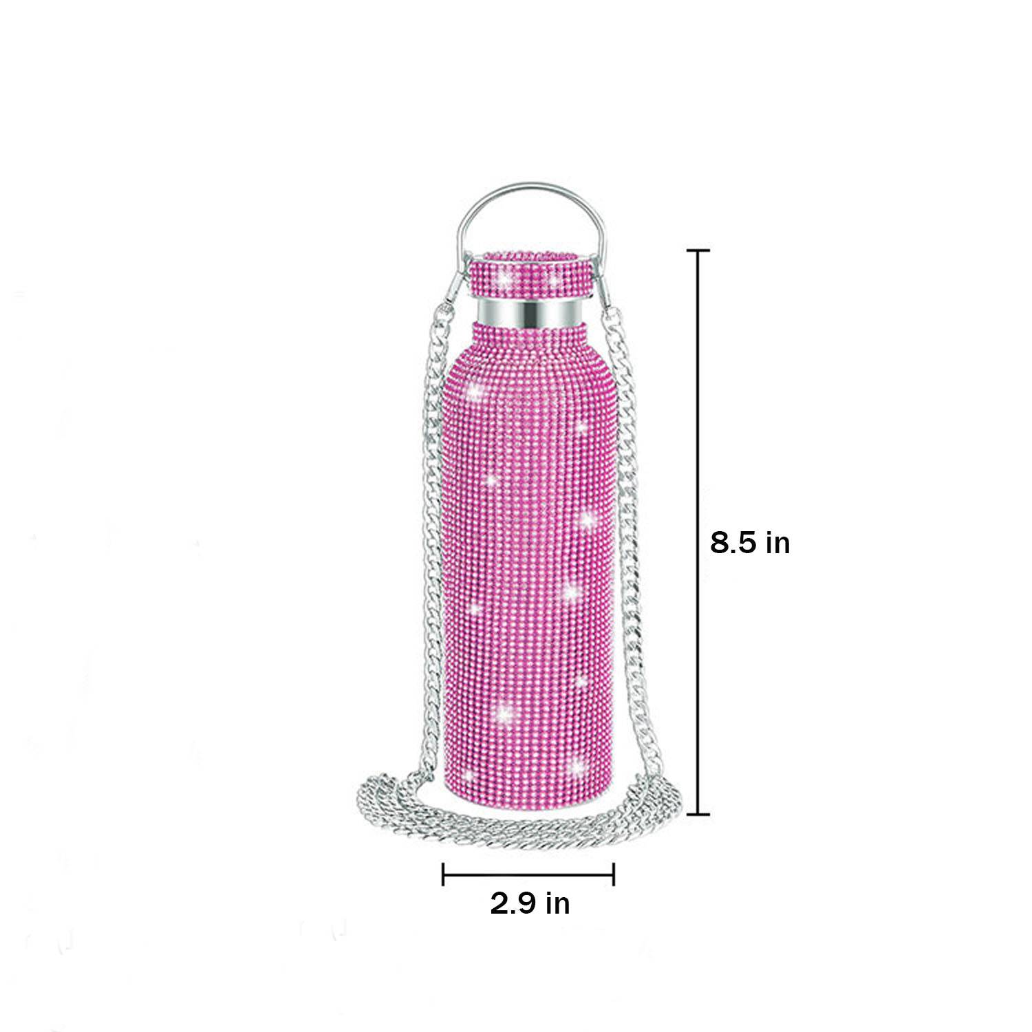 17OZ Diamond-Studded Double-Wall Stainless Steel Thermos Cup 7