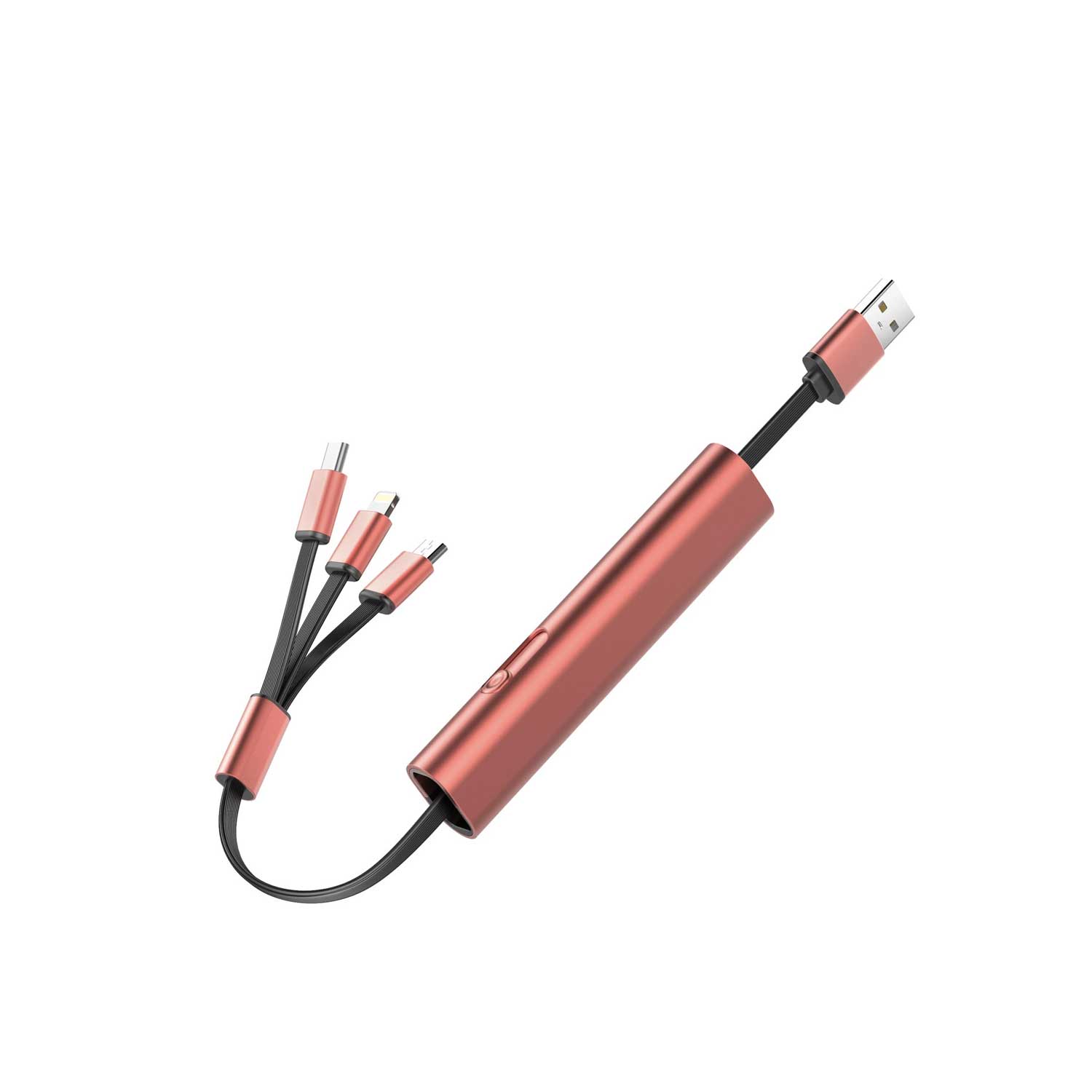 3-in-1 Retractable Charging Cable w/ Logo 6