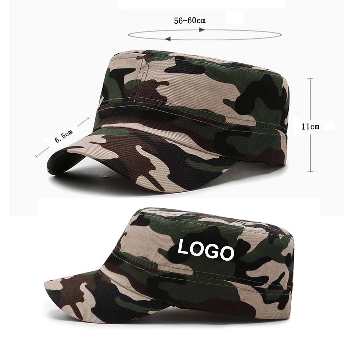 Camouflage Flat Top Cap 3