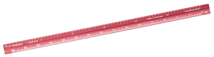 6" Engineer Pocket Scale 39
