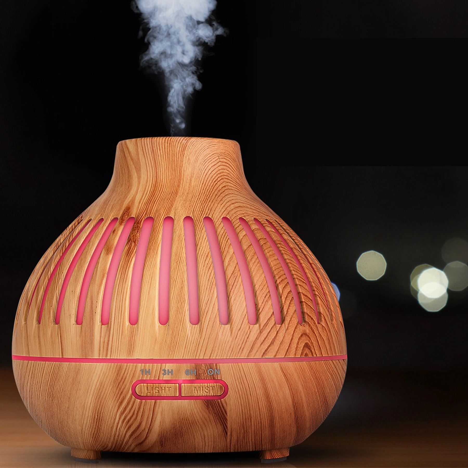 Remote Control Aroma Diffuser with 7 Color Changing Light 9