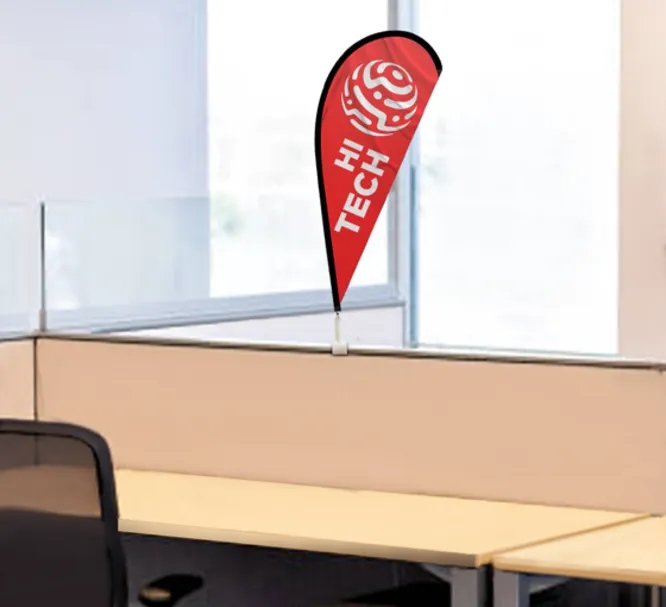 Clip Flags - Teardrop Single Sided  (12.17" x 23.78") 2