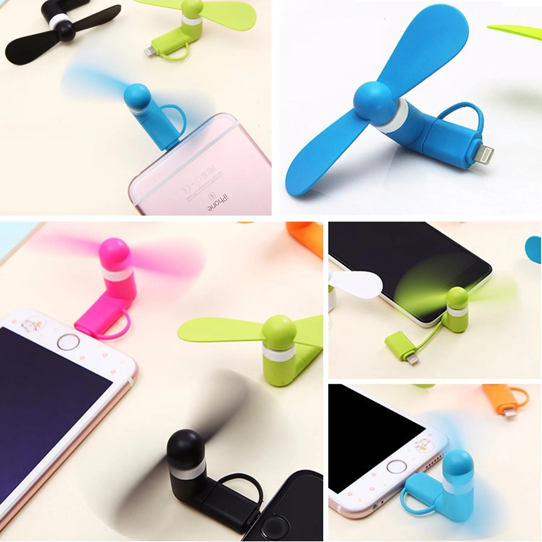 Portable USB Cellphone Fan 2