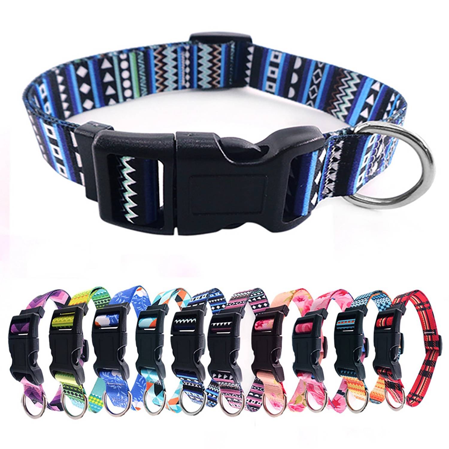 Adjustable Polyester Dog Collar 6