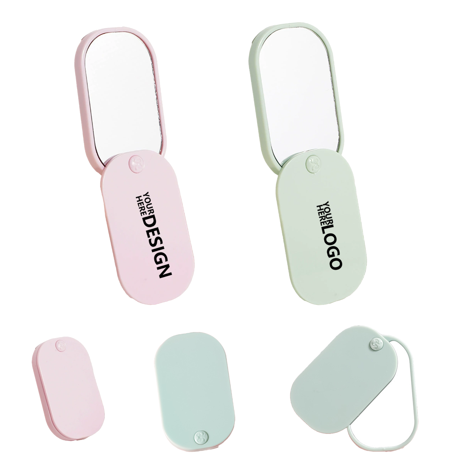 Lightweight Aluminum & Plastic Folding Mirror 2