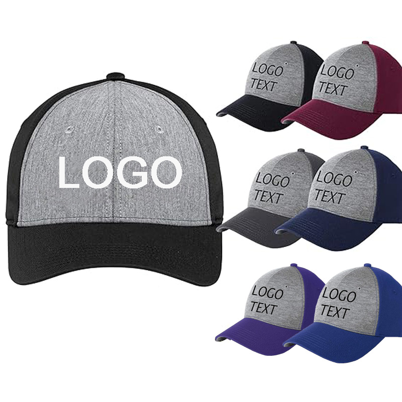 Two Tone Cotton Baseball Caps 7