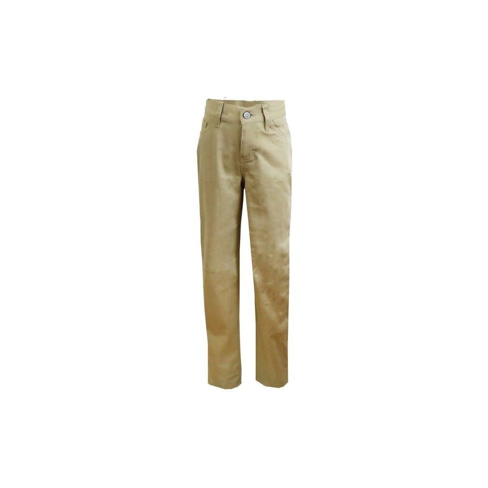 Girls' Uniform Pants - Size 7 Khaki Skinny Leg 2