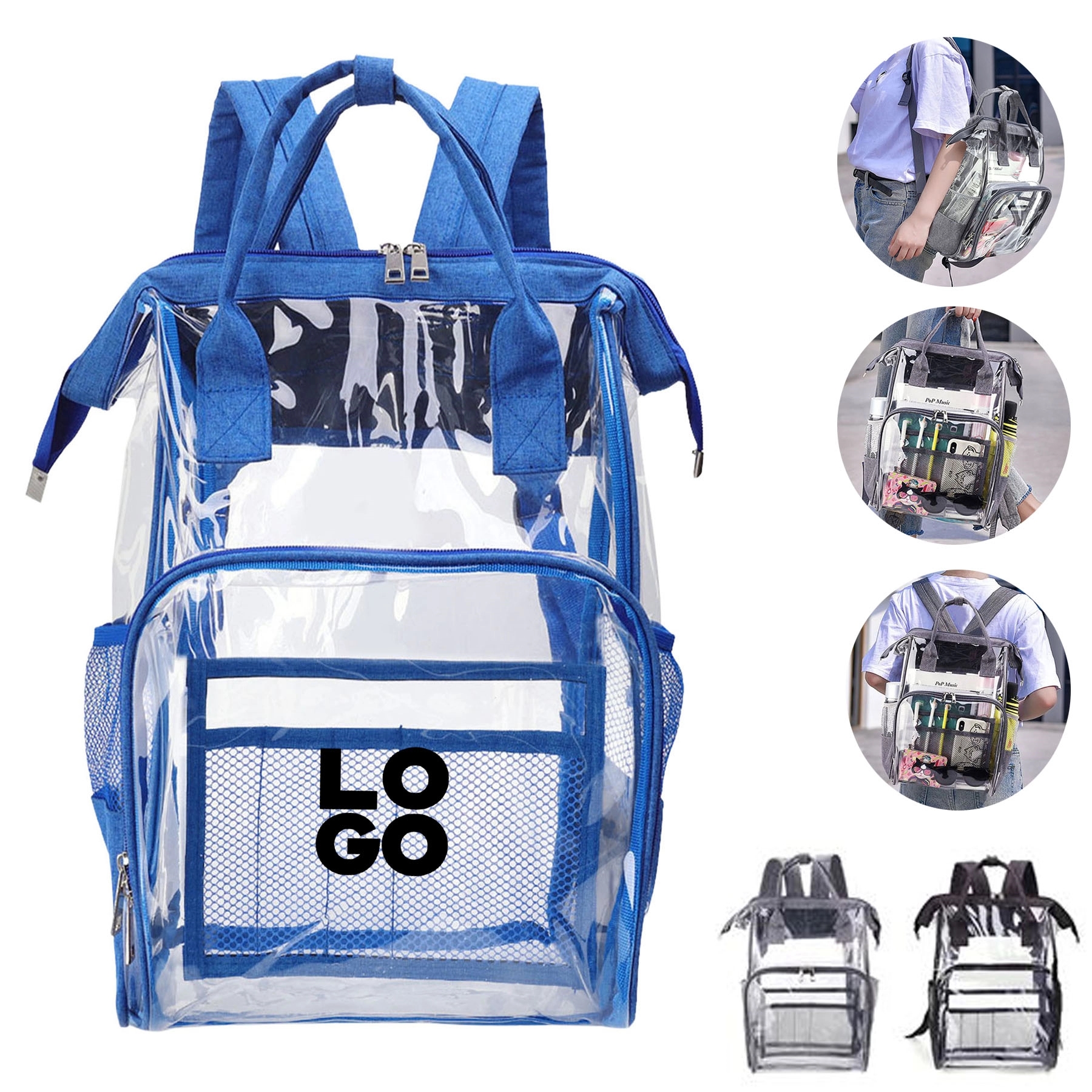 Clear School Backpack 1