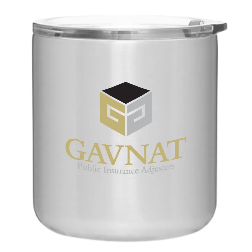 12oz. Double-Wall Stainless Lowball Tumbler 1