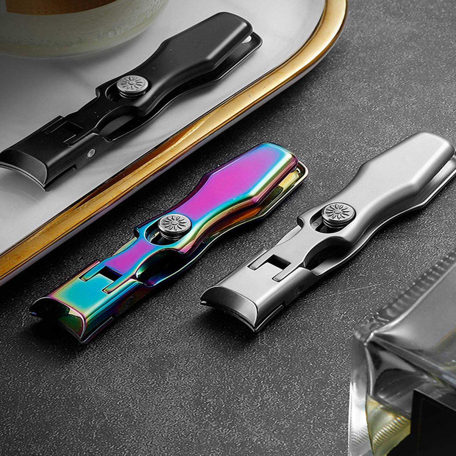 Stainless Steel Anti-Splash Nail Clippers 5